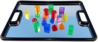 Albatros Hengelsport vassoio specchio plastica multicolore con manico-2