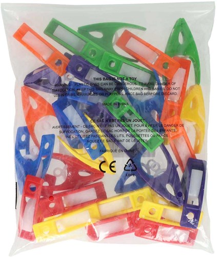 Albatros Hengelsport set di clip giocattolo colorate - 30 pezzi plastica