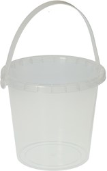 Albatros Hengelsport secchio trasparente - giocattolo in plastica 2 litri
