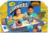 Crayola set creativa ColourWhirls Arena con 4 trottole e pennarelli-3