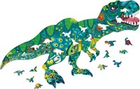 Hape puzzle dinosauro - puzzle da pavimento lucido 200 pezzi bambini