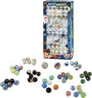 Buki biglie - scatola di biglie modello piccolo con 56 biglie di vetro-2