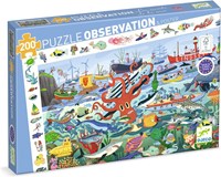 Djeco puzzle - puzzle di osservazione Les secrets de la mer 200 pezzi FSC