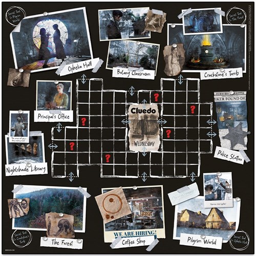 Winning Moves Cluedo gioco da tavolo Wednesday - Gioco investigativo misterioso 12+ anni-3