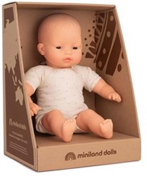 Miniland bambola asiatica 32cm bambola giocattolo realistica