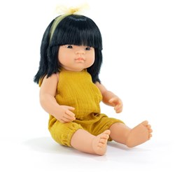 Miniland bambola bambina asiatica 38cm - bambola educativa