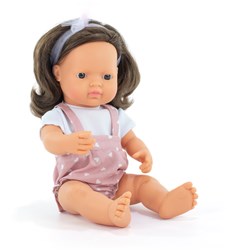 Miniland Bambola Ragazza Europea 38cm - Bambola realistica per bambini