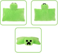 OttoSimon cuscino peluche Minecraft 2-in-1 45x28cm verde decorazione-3