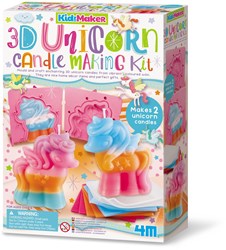 4M Kit per creare candele - Set creativo 3D unicorno per bambini