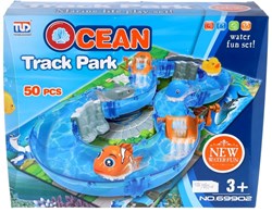 KiddyGo pista d'acqua giocattolo circuito parco con animali e tappetino