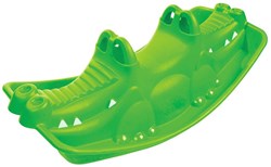 OttoSimon dondolo coccodrillo altalena 3 posti verde giocattolo da esterno