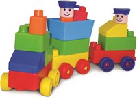 Edushape Mini Edu Treno in borsa - 30 pezzi