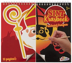 Creative Craft Group libro da grattare Sinterklaas - disegni scratch per bambini