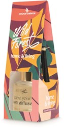 Bastoncini profumati set regalo Wild Forest diffusore floreale casa