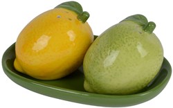 Decoris set sale e pepe limone piatto ceramica verde accessorio tavola