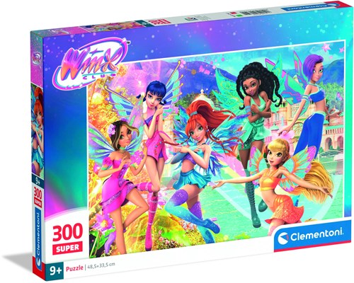 Clementoni puzzle Winx 300 pezzi giocattolo cartone colorato-2
