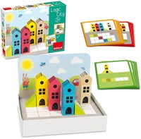 Jumbo Logic City giocattolo educativo - gioco di logica colorato per bambini
