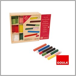 Jumbo Goula bastoncini conteggio legno 10x10 giocattolo educativo