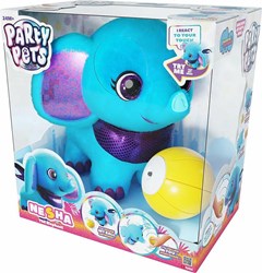 Peluche elefante interattivo Party Pets Nesha con palla e suoni