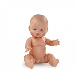 Paola Reina Gordi Bambola Neonato Maschio Bianco - 34 cm