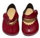 Asi scarpe per bambole pelle verniciata rossa 43-57cm accessorio bambola
