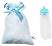 Asi accessori bambola biberon con borsetta - blu - giocattolo bambola