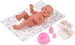 Asi set cura bambola con vasino - accessori bambola rosa