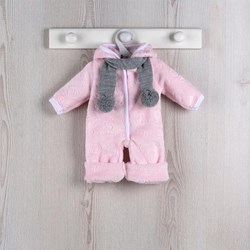 Asi abbigliamento bambola tuta in pile stile scandinavo rosa bambola