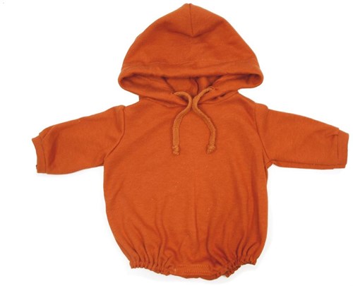 Asi abbigliamento per bambole - body con cappuccio e maniche lunghe, multicolore
