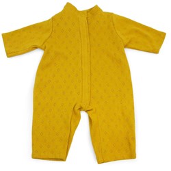Asi abbigliamento per bambole - tutina ocra, outfit multicolore