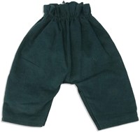 Asi abbigliamento bambola pantaloni velluto verde scuro outfit bambola