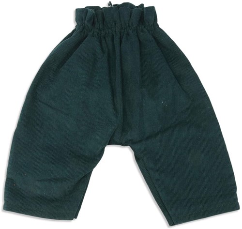 Asi abbigliamento bambola pantaloni velluto verde scuro outfit bambola