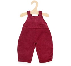 Asi abbigliamento bambola salopette bordeaux - outfit bambola poliestere