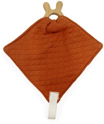 Asi abbigliamento per bambole comforter stampa floreale ruggine e verde - accessorio bambola