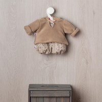 Asi abbigliamento per bambole - Body e giacca in pile multicolore