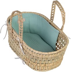 Asi cestino per bambole in foglia di palma - Little Así - piccolo - verde tenue - accessorio bambole