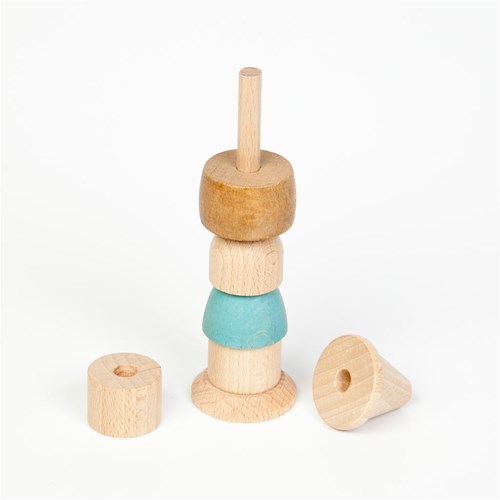 Grapat figura impilabile in legno gioco impilabile 7 pezzi-2