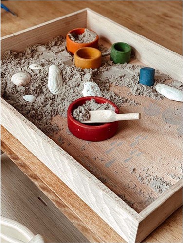 Grapat scatola da gioco in legno - vassoio sensoriale per bambini-2