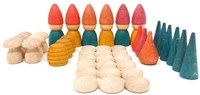 Grapat giocattolo in legno Nins Tomten - Set di 42 figure fantastiche