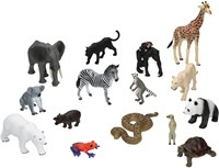 Mojo figure animali Wildlife set scolastico 15 pezzi giocattolo educativo