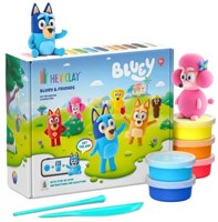 Bluey set pasta modellabile - Hey Clay Bluey 15 barattoli colorati