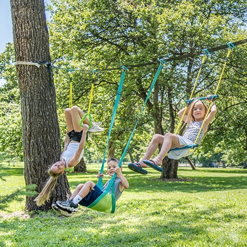 Trelines set altalena linea ginnastica 11m - gioco da esterno per bambini