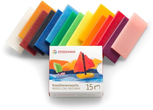 Stockmar cera modellabile creativa 15 colori - 100x40 mm