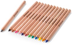 Stockmar matite colorate set triangolare FSC sostenibile 12+1 colori