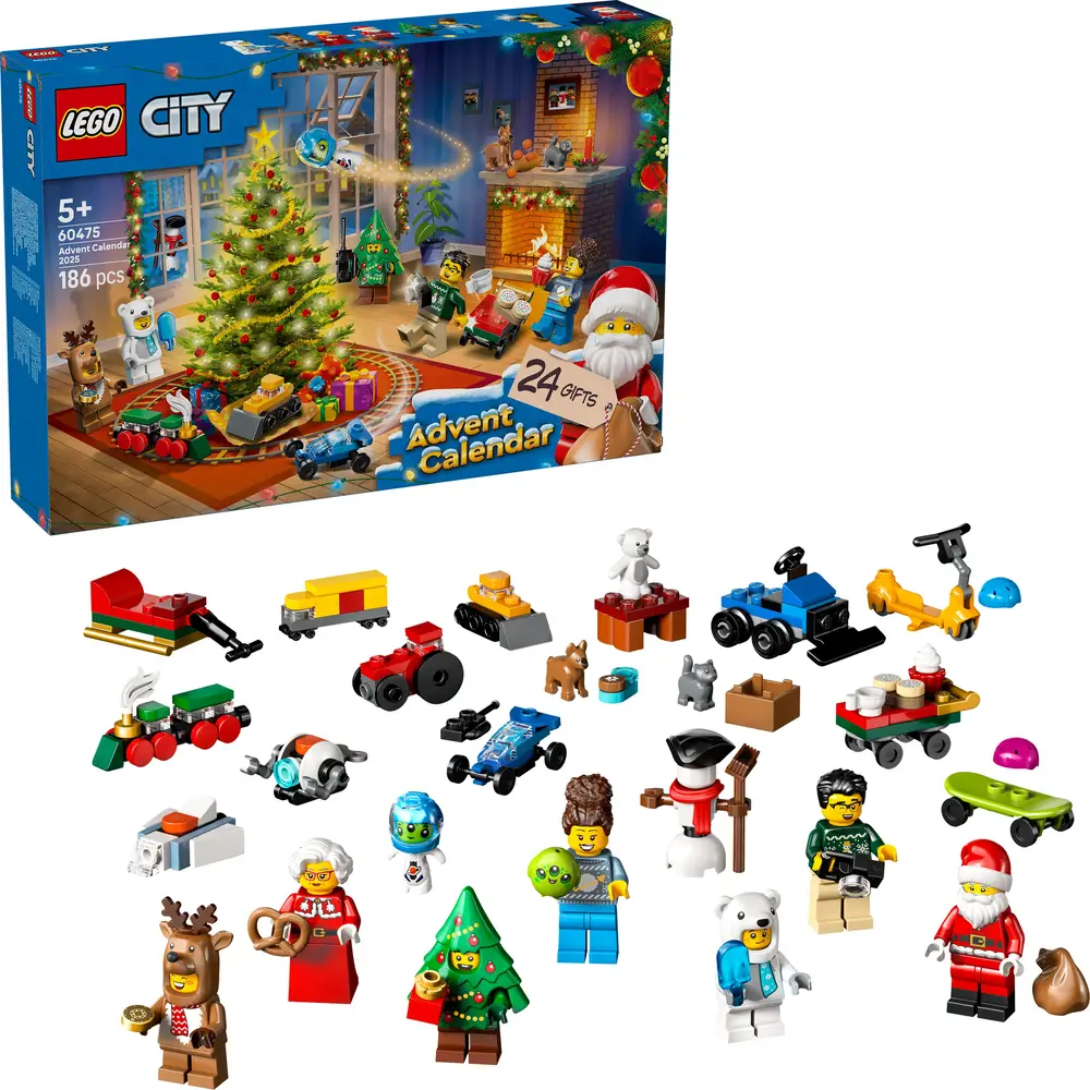 LEGO City calendario dell’Avvento 2025 set di gioco - sorprese e divertimento
