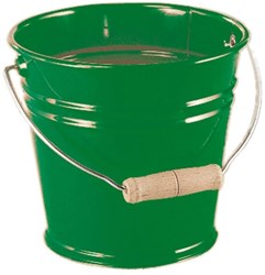 nic secchiello giocattolo con manico verde metallo 1,5 litri