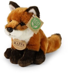 Rappa peluche volpe ecologica seduta 18 cm giocattolo