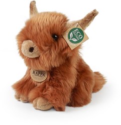 Rappa peluche mucca Highland scozzese 20 cm giocattolo morbido