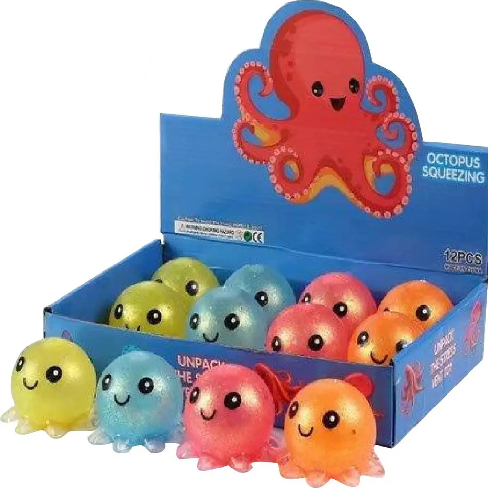 Duckiez Squeeze Octopus antistress giocattolo fidget multicolore