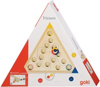 Goki gioco di abilità cooperativo in legno Tricours lavoro di squadra-3